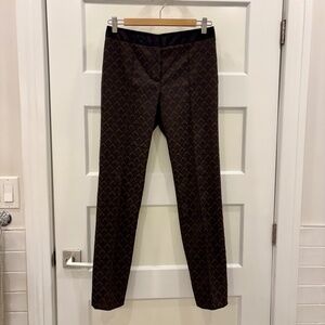 Tara Jarmon brown/black jaquard pants